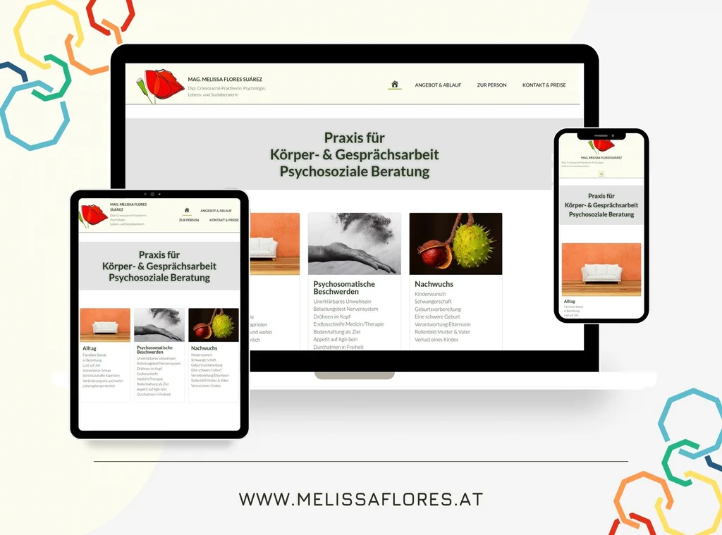 Mockup melissaflores.at